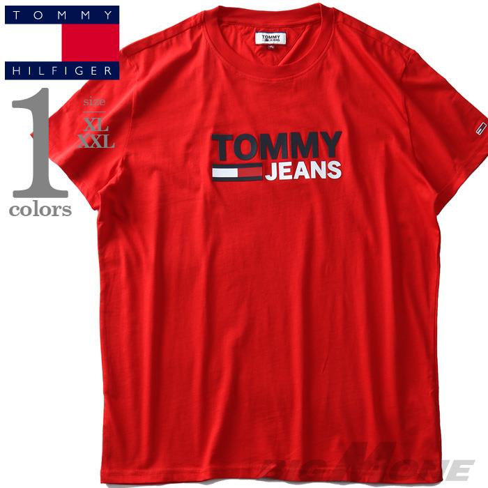 【WEB限定価格】ブランドセール 大きいサイズ メンズ TOMMY HILFIGER トミーヒルフィガー プリント 半袖 Tシャツ USA直輸入 dm07843xnl