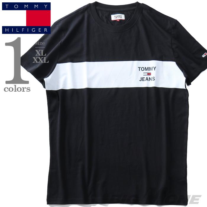 【WEB限定価格】ブランドセール 大きいサイズ メンズ TOMMY HILFIGER トミーヒルフィガー プリント 半袖 Tシャツ USA直輸入 dm07858bds