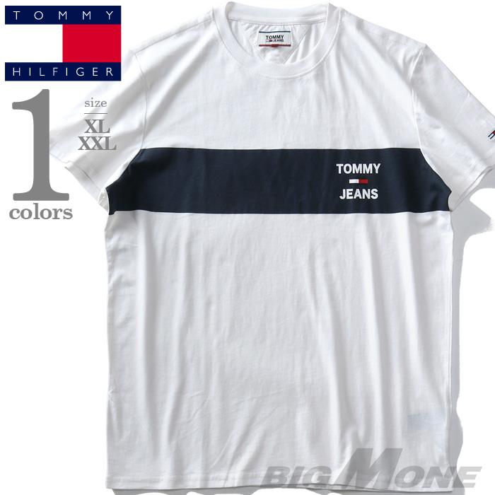 【WEB限定価格】ブランドセール 大きいサイズ メンズ TOMMY HILFIGER トミーヒルフィガー プリント 半袖 Tシャツ USA直輸入 dm07858ybr