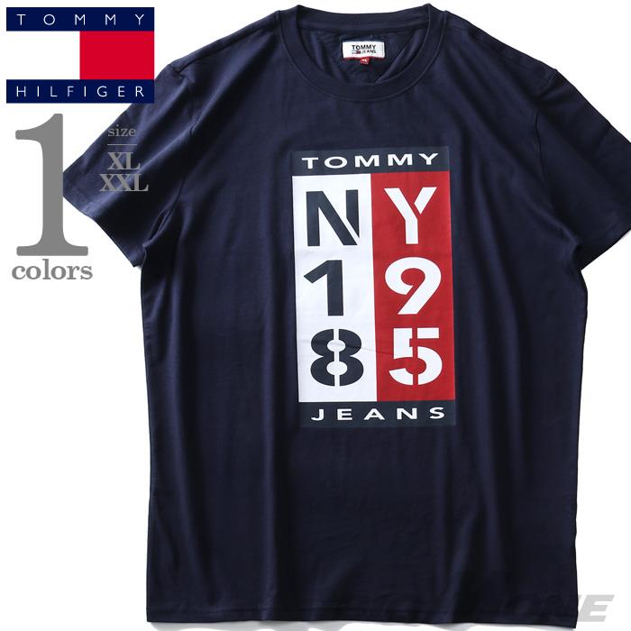 【WEB限定価格】ブランドセール 大きいサイズ メンズ TOMMY HILFIGER トミーヒルフィガー プリント 半袖 Tシャツ USA直輸入 dm07860c87