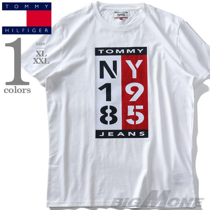 【WEB限定価格】ブランドセール 大きいサイズ メンズ TOMMY HILFIGER トミーヒルフィガー プリント 半袖 Tシャツ USA直輸入 dm07860ybr