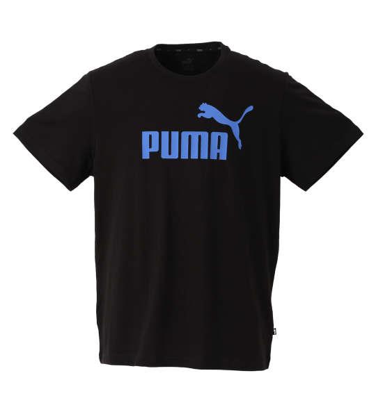 大きいサイズ メンズ PUMA エッセンシャル ロゴ 半袖 Tシャツ プーマブラック 1278-0260-2 2XL 3XL 4XL 5XL 6XL