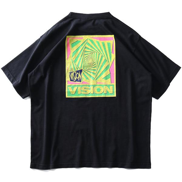 大きいサイズ メンズ VISION STREET WEAR プリント 半袖 Tシャツ 0504111