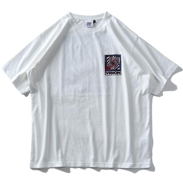 大きいサイズ メンズ VISION STREET WEAR プリント 半袖 Tシャツ 0504111