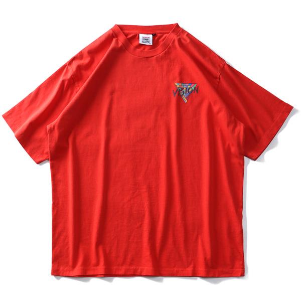 大きいサイズ メンズ VISION STREET WEAR プリント 半袖 Tシャツ 0504112