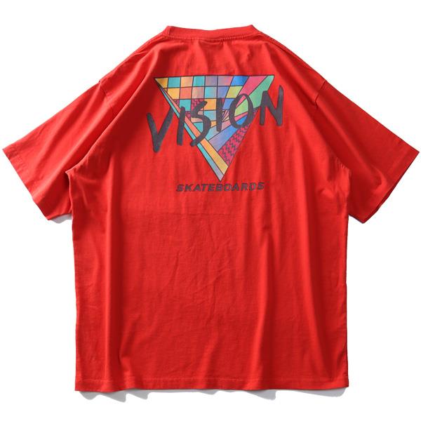 大きいサイズ メンズ VISION STREET WEAR プリント 半袖 Tシャツ 0504112