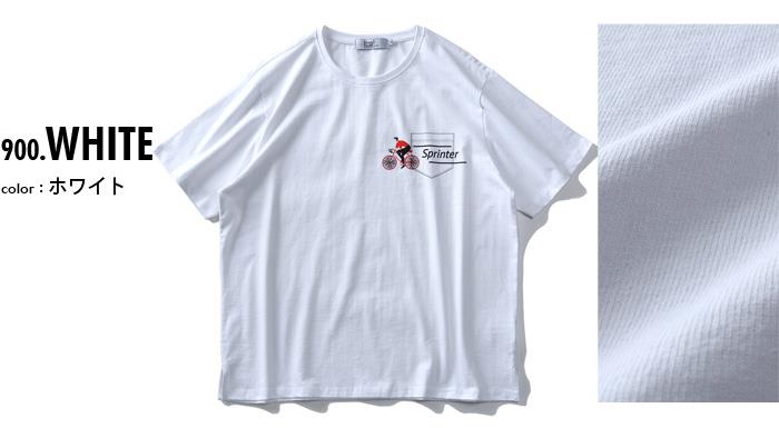 【WEB限定価格】【pd0525】大きいサイズ メンズ DANIEL DODD ヘヴィーウェイト 半袖 プリント Tシャツ Sprinter azt-2002122