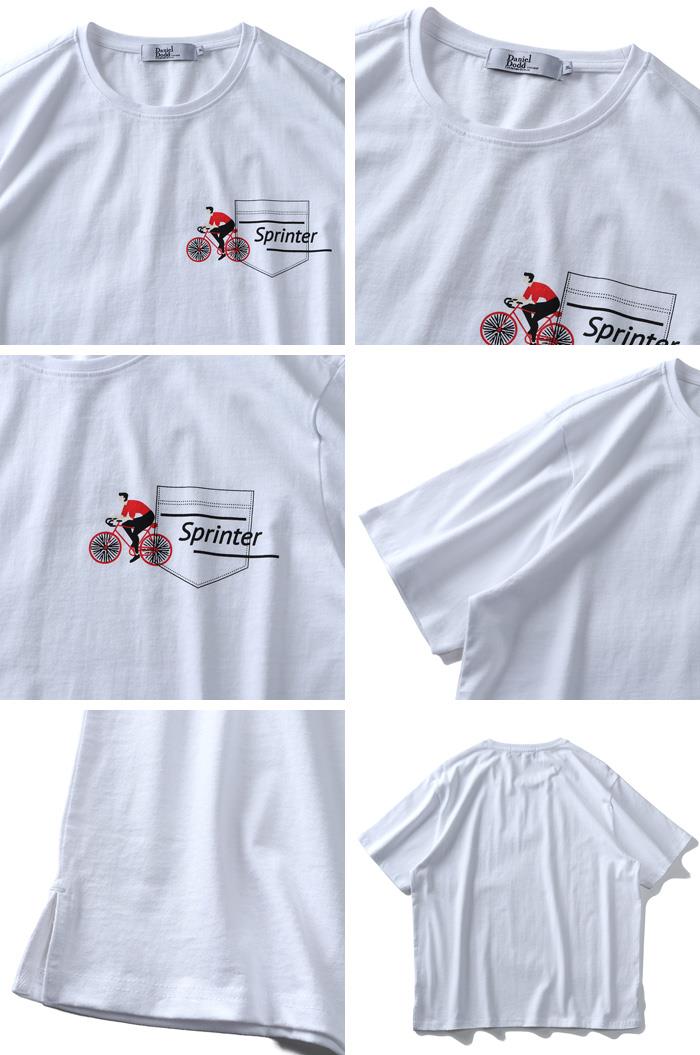 【WEB限定価格】【pd0525】大きいサイズ メンズ DANIEL DODD ヘヴィーウェイト 半袖 プリント Tシャツ Sprinter azt-2002122