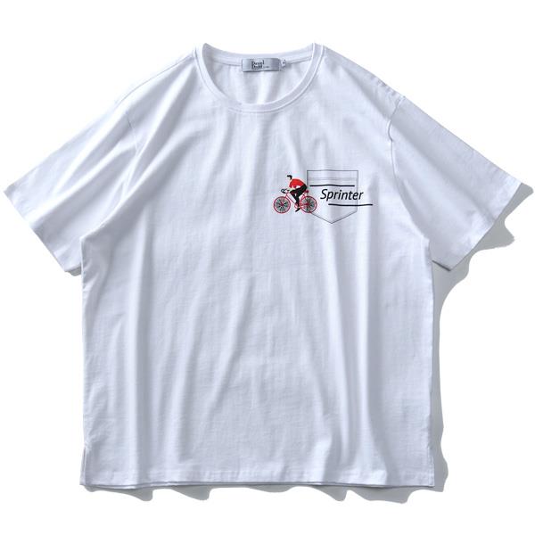 【WEB限定価格】【pd0525】大きいサイズ メンズ DANIEL DODD ヘヴィーウェイト 半袖 プリント Tシャツ Sprinter azt-2002122