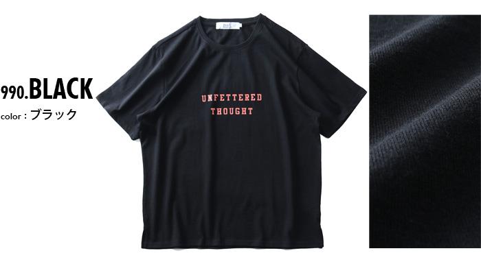 【WEB限定価格】【pd0525】大きいサイズ メンズ DANIEL DODD ヘヴィーウェイト 半袖 プリント Tシャツ UNFETTERED THOUGHT azt-2002123