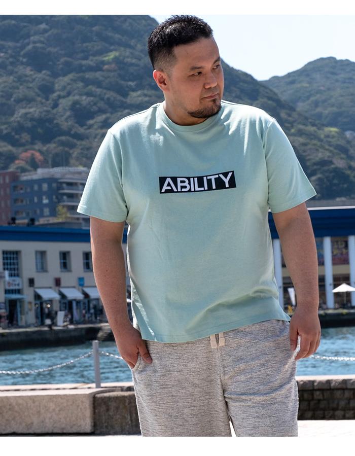 【WEB限定価格】【pd0525】大きいサイズ メンズ DANIEL DODD ヘヴィーウェイト 半袖 プリント Tシャツ ABILITY azt-2002124