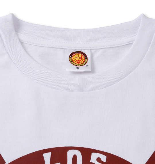 大きいサイズ メンズ 新日本プロレス L・I・J 半袖 Tシャツ ホワイト ホワイト 1278-0540-1 3L 4L 5L 6L 8L
