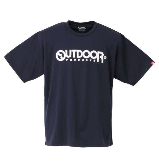 大きいサイズ メンズ OUTDOOR PRODUCTS DRY メッシュ 半袖 Tシャツ ネイビー 1258-0280-3 3L 4L 5L 6L 8L