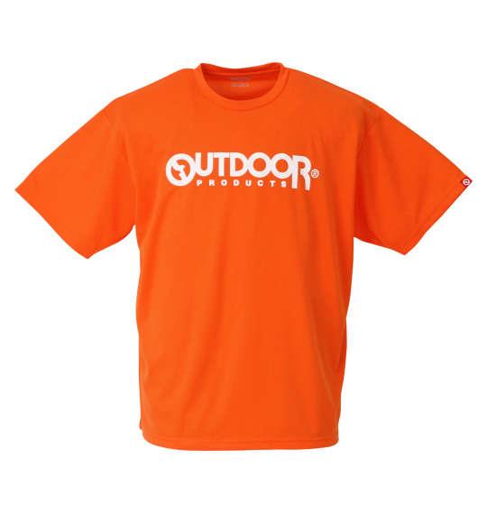 大きいサイズ メンズ OUTDOOR PRODUCTS DRY メッシュ 半袖 Tシャツ オレンジ 1258-0280-5 3L 4L 5L 6L 8L