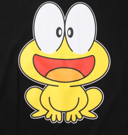 大きいサイズ メンズ ど根性ガエル 半袖 Tシャツ ブラック 1278-0263-2 3L 4L 5L 6L 8L