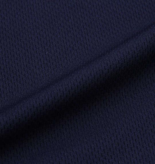 大きいサイズ メンズ NECOBUCHI-SAN DRY ハニカム メッシュ 半袖 Tシャツ ネイビー 1258-0521-1 3L 4L 5L 6L