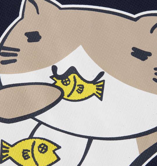 大きいサイズ メンズ NECOBUCHI-SAN DRY ハニカム メッシュ 半袖 Tシャツ ネイビー 1258-0521-1 3L 4L 5L 6L