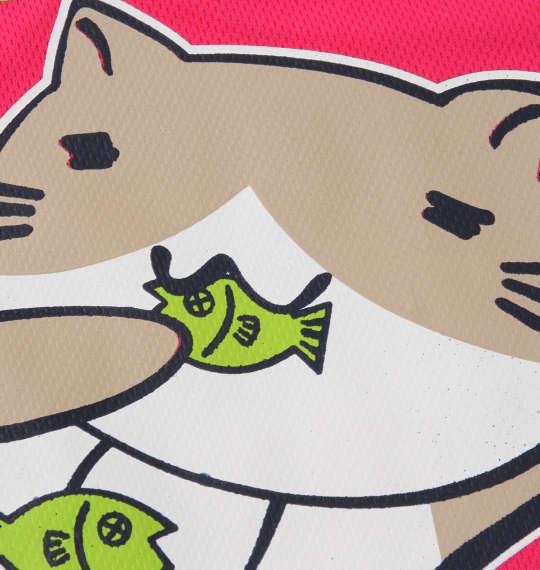 大きいサイズ メンズ NECOBUCHI-SAN DRY ハニカム メッシュ 半袖 Tシャツ ピンク 1258-0521-2 3L 4L 5L 6L
