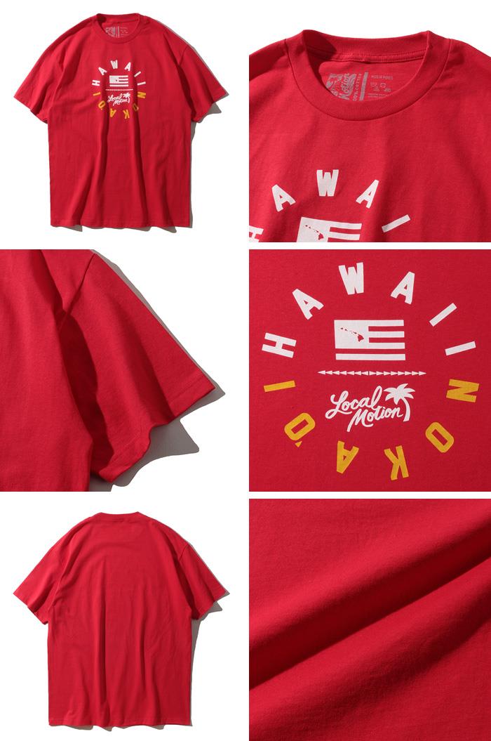 【WEB限定価格】【lo0511】ブランドセール 大きいサイズ メンズ LOCAL MOTION ローカルモーション 半袖 プリント Tシャツ USA直輸入 smt17211