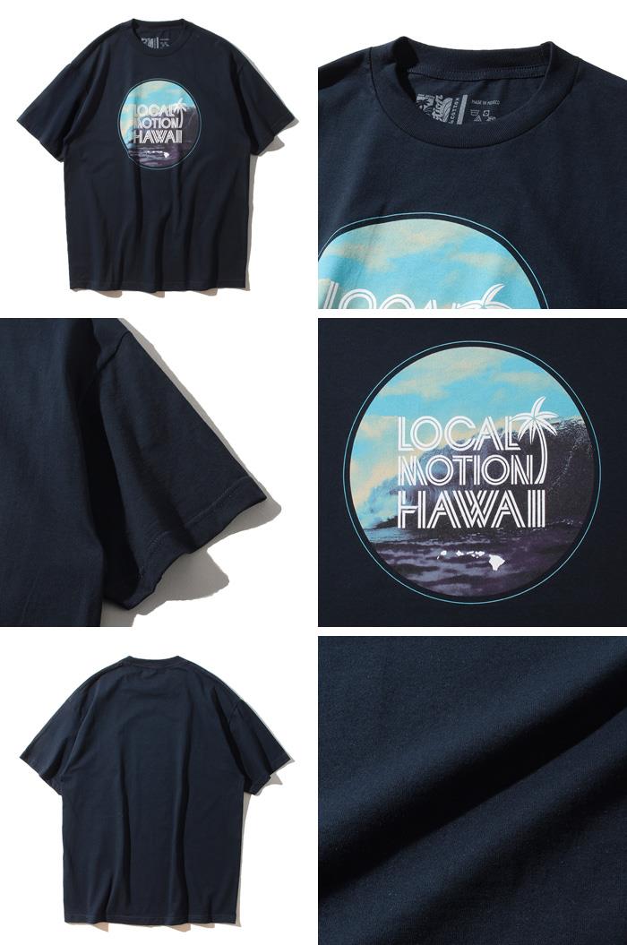 【WEB限定価格】【lo0511】ブランドセール 大きいサイズ メンズ LOCAL MOTION ローカルモーション 半袖 プリント Tシャツ USA直輸入 smt17219