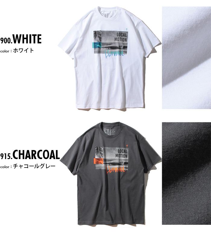 【WEB限定価格】【lo0511】ブランドセール 大きいサイズ メンズ LOCAL MOTION ローカルモーション 半袖 プリント Tシャツ USA直輸入 smt17317