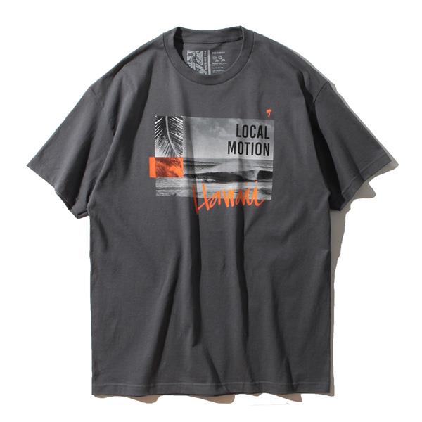 【WEB限定価格】【lo0511】ブランドセール 大きいサイズ メンズ LOCAL MOTION ローカルモーション 半袖 プリント Tシャツ USA直輸入 smt17317