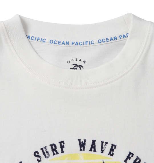 大きいサイズ メンズ OCEAN PACIFIC プリント 半袖 Tシャツ ホワイト 1268-0261-1 3L 4L 5L 6L 8L