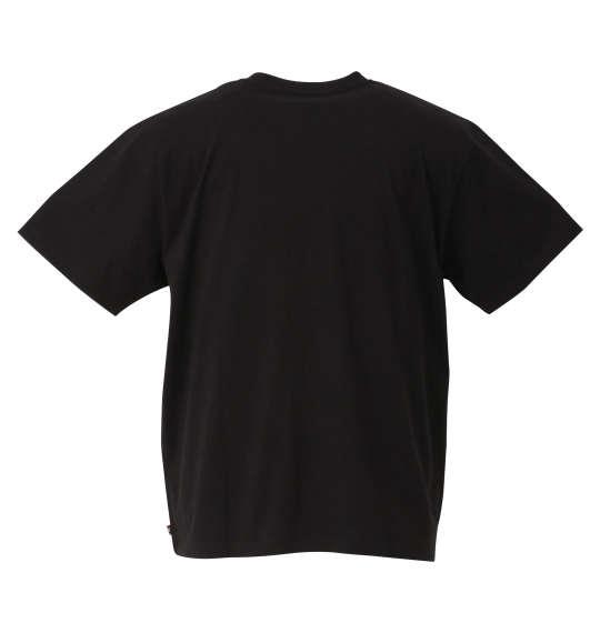 大きいサイズ メンズ RUSTY プリント 半袖 Tシャツ ブラック 1268-0272-2 3L 4L 5L 6L 8L