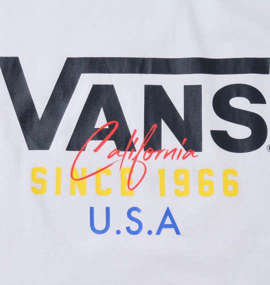 大きいサイズ メンズ VANS FLV USA 半袖 Tシャツ ホワイト 1278-0565-1 3L 4L 5L