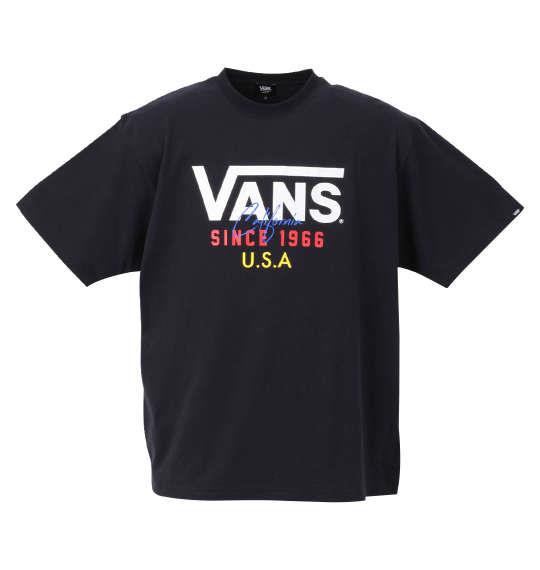 大きいサイズ メンズ VANS FLV USA 半袖 Tシャツ ネイビー 1278-0565-2 3L 4L 5L