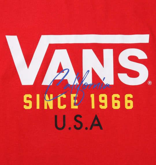 大きいサイズ メンズ VANS FLV USA 半袖 Tシャツ レッド 1278-0565-3 3L 4L 5L