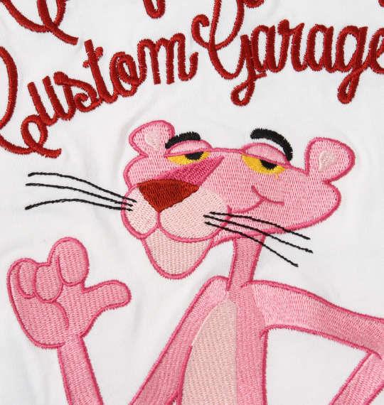 大きいサイズ メンズ PINK PANTHER × FLAGSTAFF 半袖 Tシャツ ホワイト 1278-0227-1 3L 4L 5L 6L