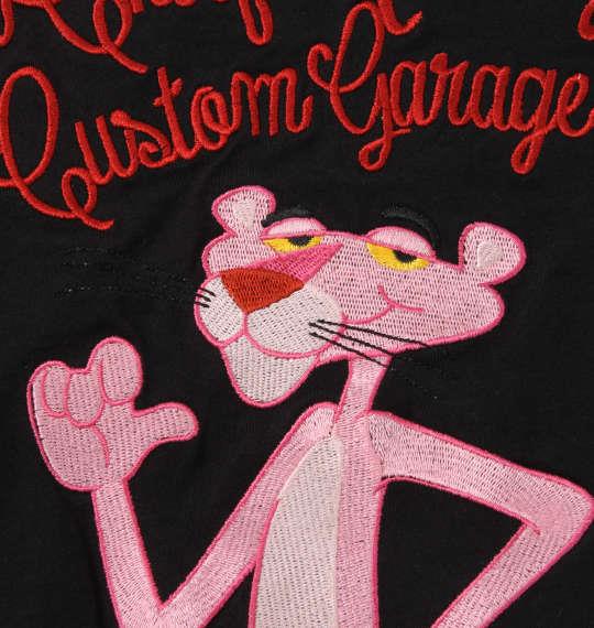 大きいサイズ メンズ PINK PANTHER × FLAGSTAFF 半袖 Tシャツ ブラック 1278-0227-2 3L 4L 5L 6L