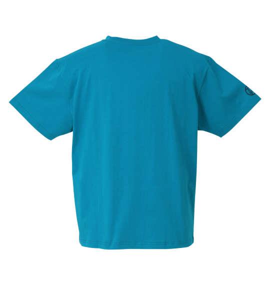 大きいサイズ メンズ 豊天 メタボめ 半袖 Tシャツ ターコイズ 1258-0532-1 3L 4L 5L 6L