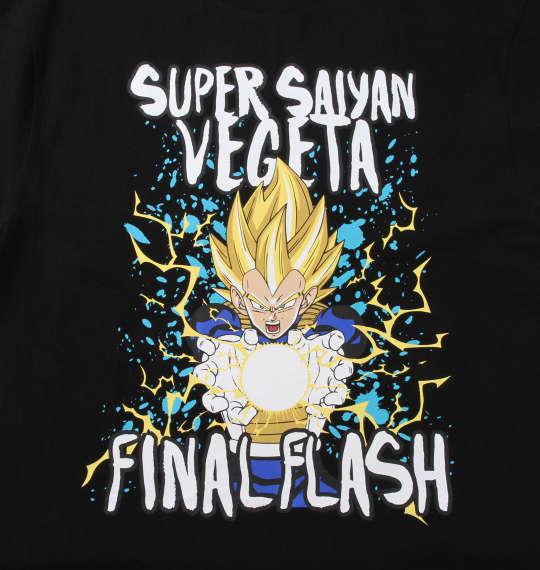 大きいサイズ メンズ DRAGONBALL Z 超サイヤ人ベジータファイナルフラッシュ 半袖 Tシャツ ブラック 1278-0244-2 3L 4L 5L 6L