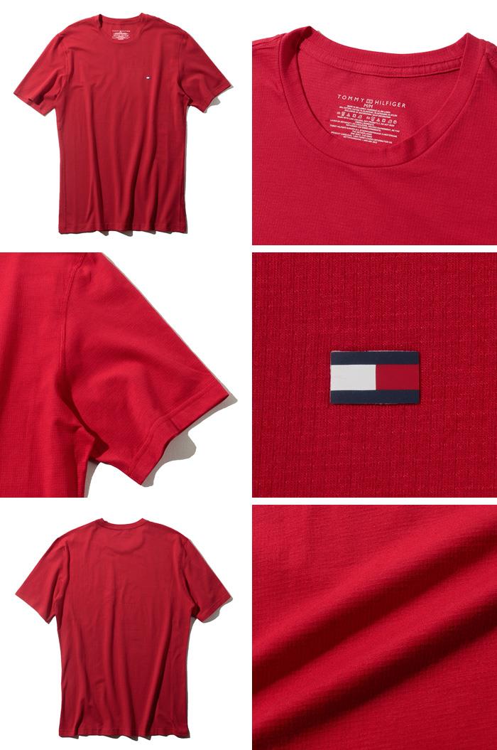 【WEB限定価格】レギュラーサイズ TOMMY HILFIGER トミーヒルフィガー ストレッチ 半袖 Tシャツ メンズ USA直輸入 r09t3414