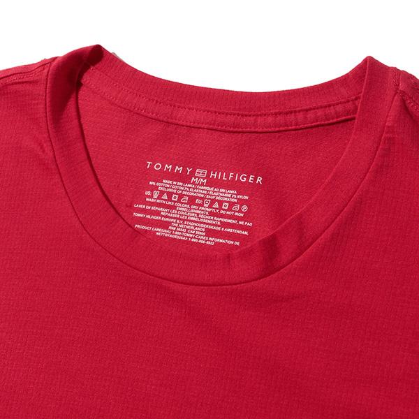 【WEB限定価格】レギュラーサイズ TOMMY HILFIGER トミーヒルフィガー ストレッチ 半袖 Tシャツ メンズ USA直輸入 r09t3414