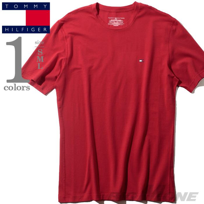 【WEB限定価格】レギュラーサイズ TOMMY HILFIGER トミーヒルフィガー ストレッチ 半袖 Tシャツ メンズ USA直輸入 r09t3414