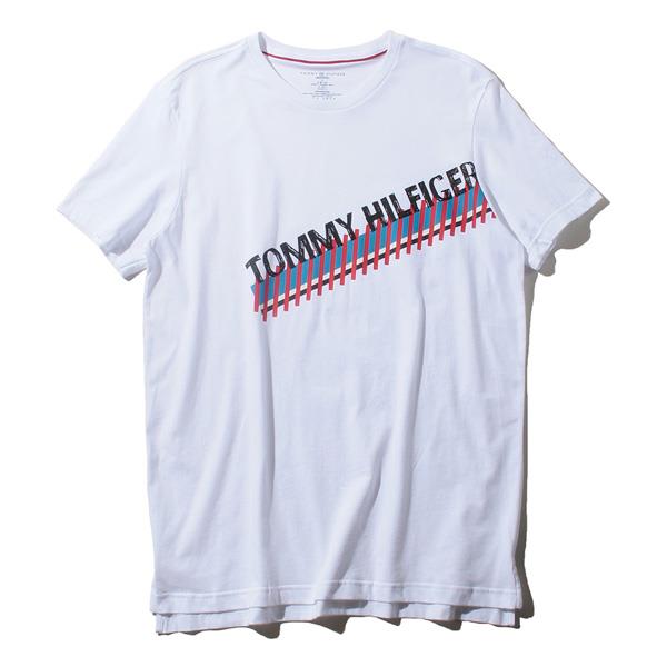 大きいサイズと大きい服のメンズ通販【ビッグエムワン】【WEB限定価格】レギュラーサイズ TOMMY トミーヒルフィガー プリント Tシャツ メンズ USA直輸入 r09t3549(S ホワイト):