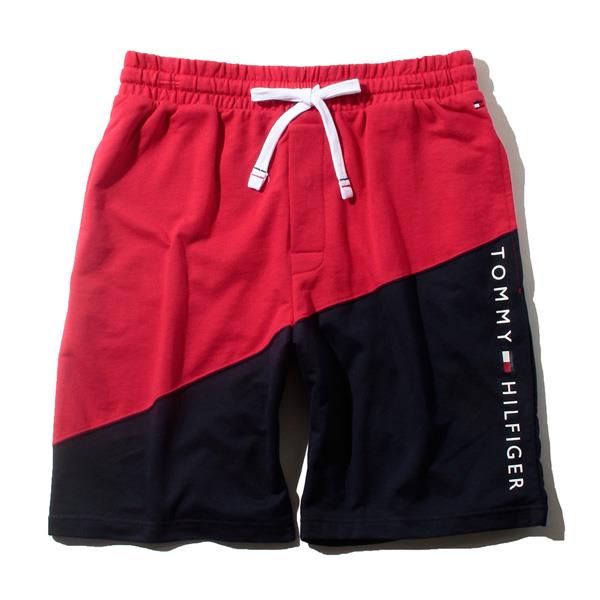 【WEB限定価格】レギュラーサイズ TOMMY HILFIGER トミーヒルフィガー スウェット ショートパンツ ハーフパンツ メンズ USA直輸入 r09t3554