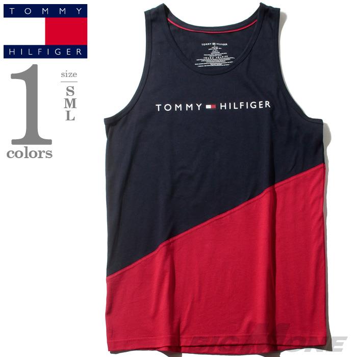 【WEB限定価格】レギュラーサイズ TOMMY HILFIGER トミーヒルフィガー 切替 タンクトップ メンズ USA直輸入 r09t3545