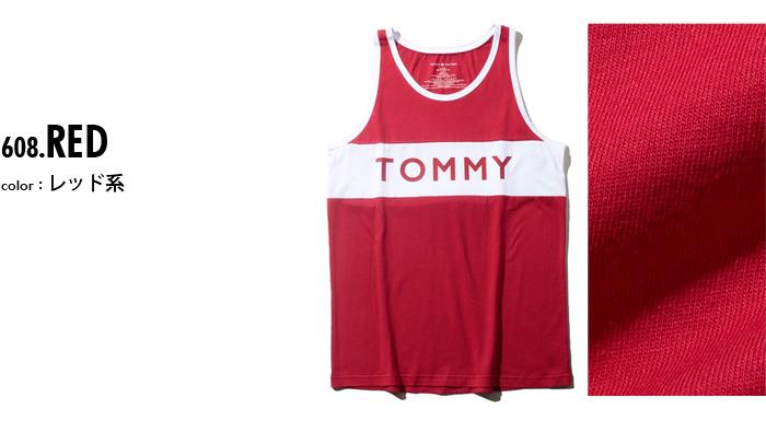 【WEB限定価格】レギュラーサイズ TOMMY HILFIGER トミーヒルフィガー ボーダー タンクトップ メンズ USA直輸入 r09t3547