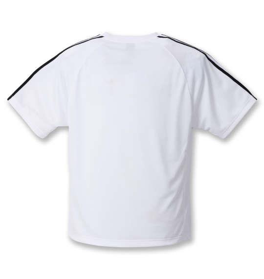 大きいサイズ メンズ adidas 半袖 Tシャツ ホワイト 1278-0331-1 3XO 4XO 5XO 6XO 7XO 8XO