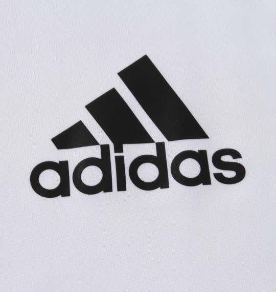 大きいサイズ メンズ adidas 半袖 Tシャツ ホワイト 1278-0331-1 3XO 4XO 5XO 6XO 7XO 8XO