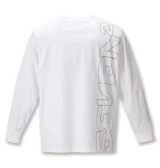 大きいサイズ メンズ SEVEN2 長袖 Tシャツ ホワイト 1268-0300-1 3L 4L 5L 6L