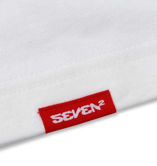 大きいサイズ メンズ SEVEN2 長袖 Tシャツ ホワイト 1268-0301-1 3L 4L 5L 6L
