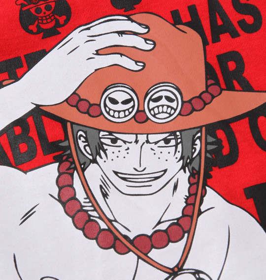 大きいサイズ メンズ ONE PIECE 天竺 長袖 Tシャツ レッド 1268-0320-1 3L 4L 5L 6L 8L