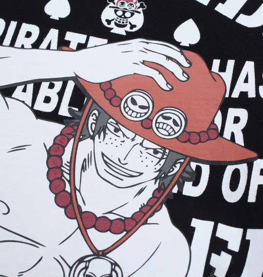 大きいサイズ メンズ ONE PIECE 天竺 長袖 Tシャツ ブラック 1268-0320-2 3L 4L 5L 6L 8L