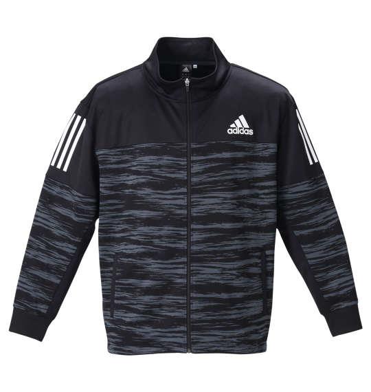 大きいサイズ メンズ adidas ウォームアップ ジャケット ブラック 1276-0352-2 3XO 4XO 5XO 6XO 7XO 8XO