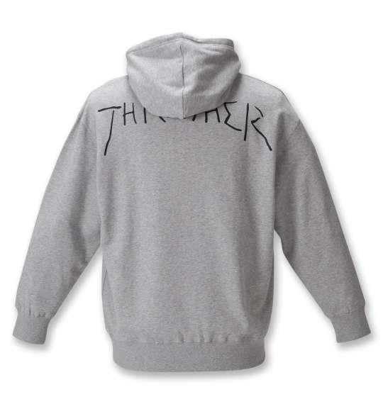 大きいサイズ メンズ THRASHER プル パーカー ヘザーグレー 1278-0612-1 3L 4L 5L 6L 8L